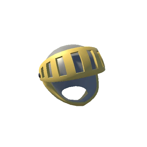 NLS_DUO Medieval Armor Helmet (Granola Trimmed)
